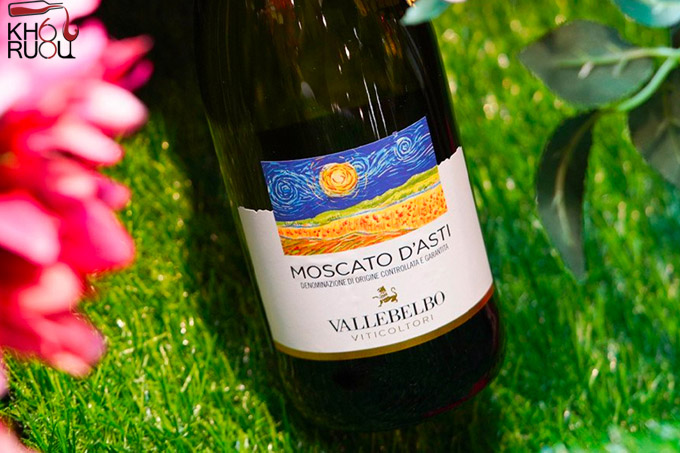 Rượu vang ngọt Moscato dAsti Vallebelbo
