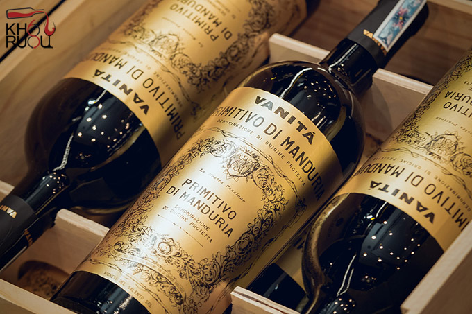 Rượu Vang Ý Vanitá Primitivo di Manduria Vendemmia 2020