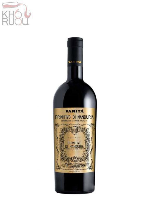 Rượu Vang Ý Vanitá Primitivo di Manduria Vendemmia 2020