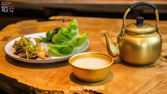 Tìm hiểu về rượu ngoại Hàn Quốc Rượu Makgeolli