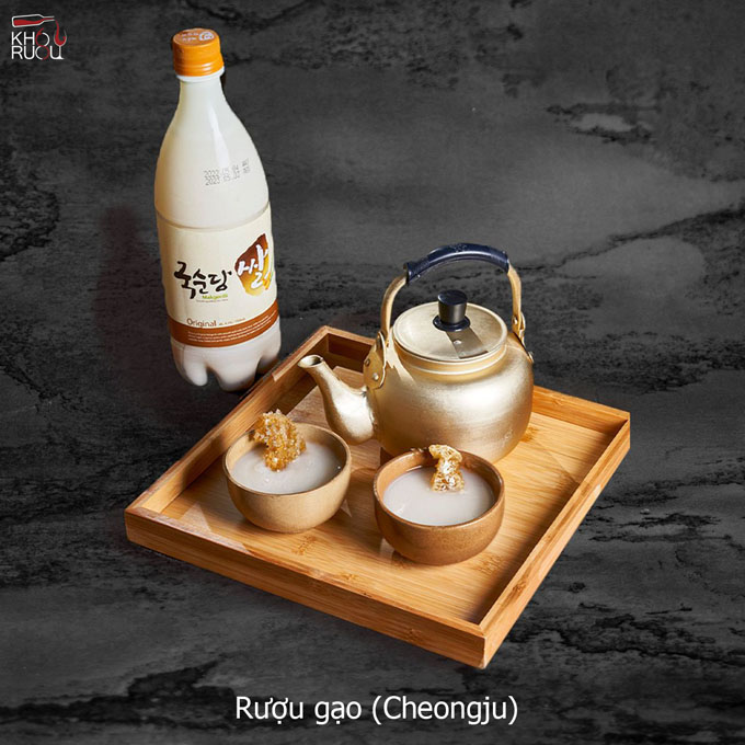 Tìm hiểu về rượu ngoại Hàn Quốc Rượu gạo (Cheongju)