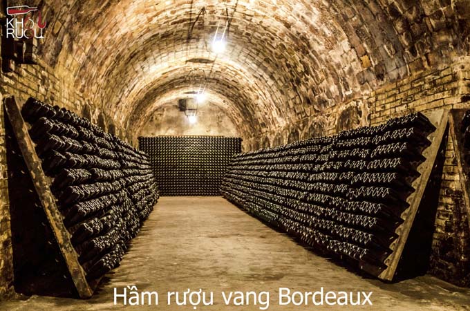 hầm rượu vang Bordeaux