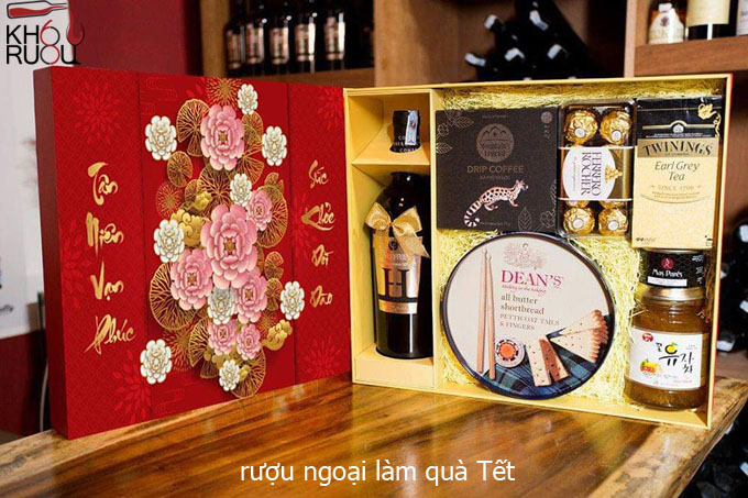 Lựa chọn rượu ngoại làm quà Tết sang trọng rượu ngoại làm quà Tết