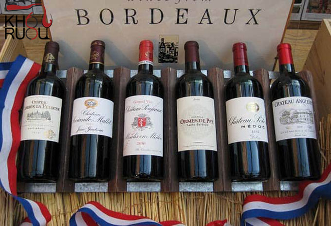 Rượu vang đỏ Bordeaux