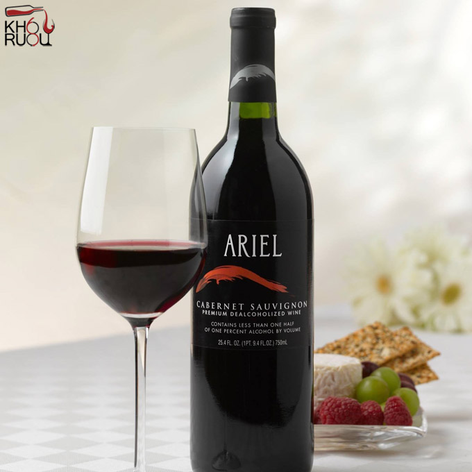 Những loại rượu vang đỏ không cồn ngon nhất Ariel Cabernet Sauvignon