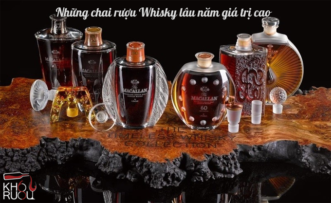 Những chai rượu Whisky lâu năm giá trị cao