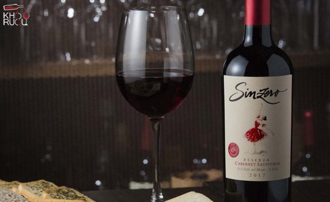 Những loại rượu vang đỏ không cồn ngon nhất Sinzero Cabernet Sauvignon