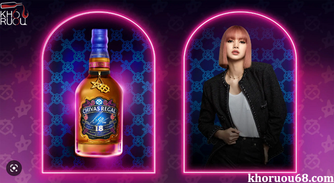 Rượu Chivas 18 Year Old Lisa Black Pink Limited