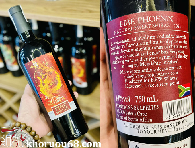 Rượu vang Fire Phoenix Rượu vang Fire Phoenix