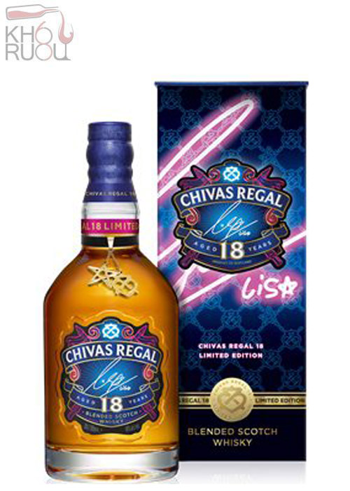 Rượu Chivas 18 Year Old Lisa Black Pink Limited