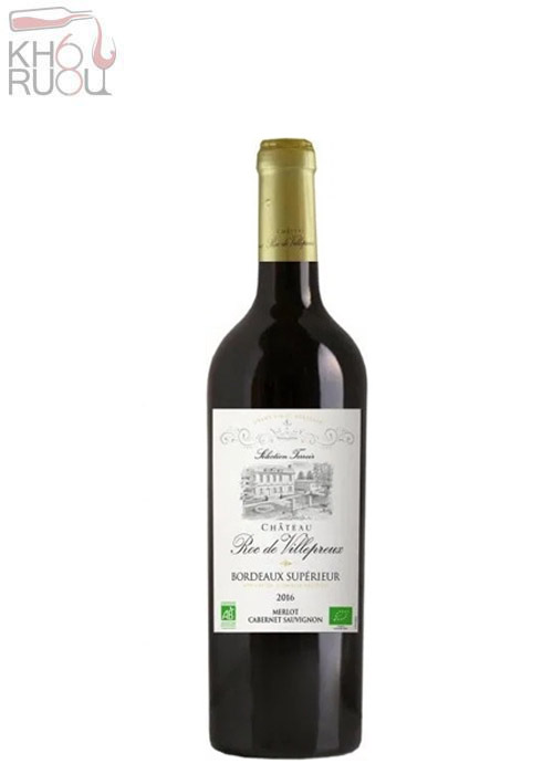 Rượu vang Pháp Château Roc De Villepreux (Bordeaux Supérieur) Château Roc De Villepreux