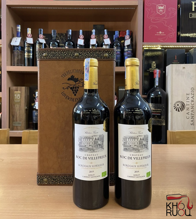 Rượu vang Pháp Château Roc De Villepreux (Bordeaux Supérieur) Château Roc De Villepreux