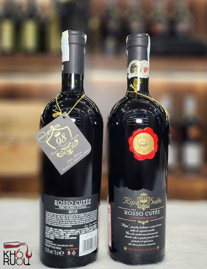 rượu vang Ý Ripa Di Sotto Rosso Cuvée