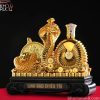 Rượu Linh Vật Rắn 2025 Linh Bảo Chiêu Tài Full Gold