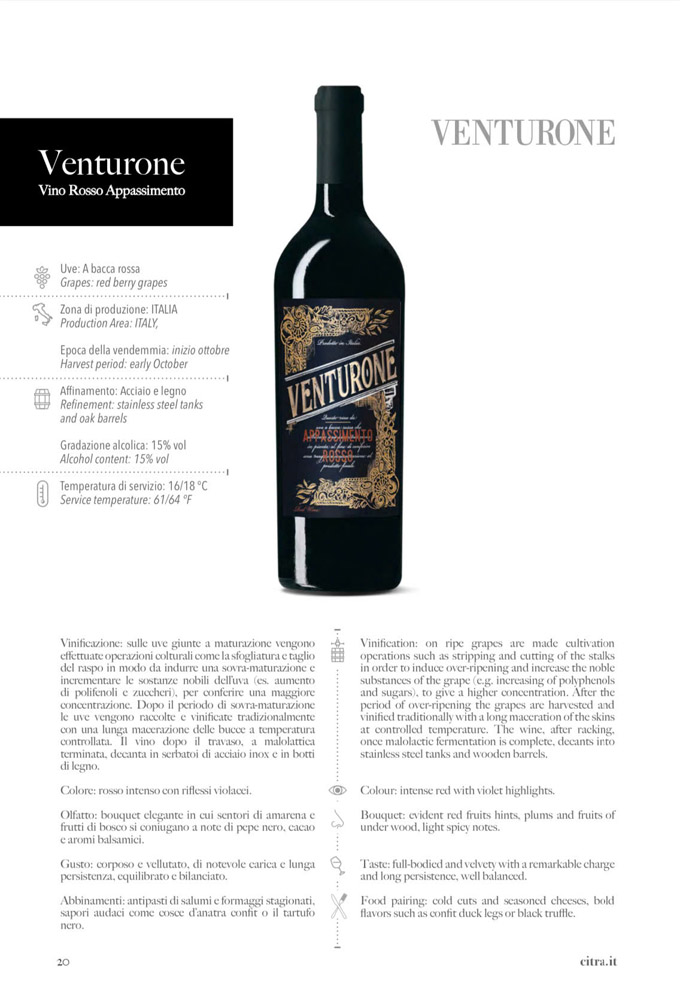 Rượu Vang Venturone Vino Rosso Appassimento Rượu Vang Venturone Vino Rosso Appassimento