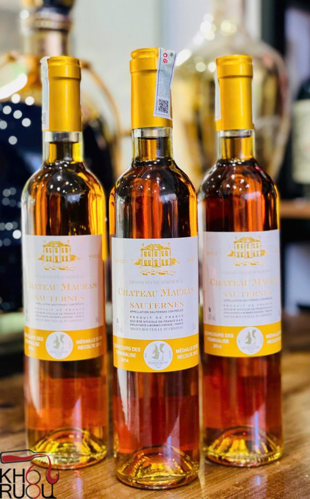 Rượu vang Pháp CHATEAU MAURAS SAUTERNES CHATEAU MAURAS SAUTERNES