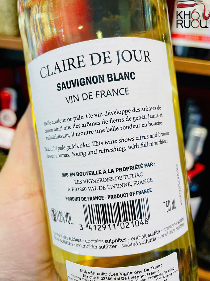 Claire De Jour Sauvignon Blanc