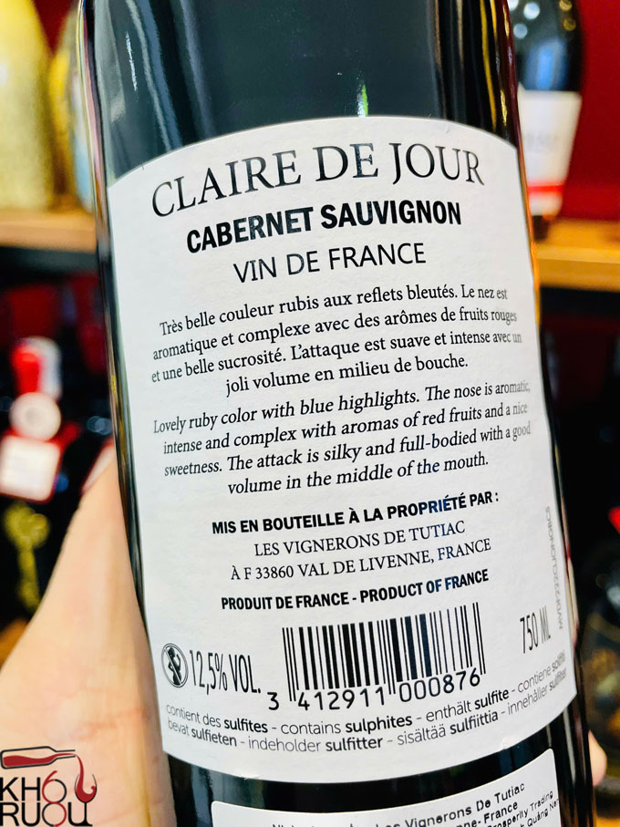 Claire de Jour Cabernet Sauvignon