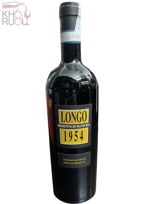 Rượu vang Ý Longo Primitivo di Manduria 1954