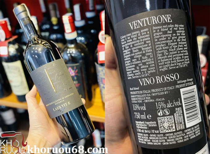 Rượu vang Ý Laus Vitae Montepulciano