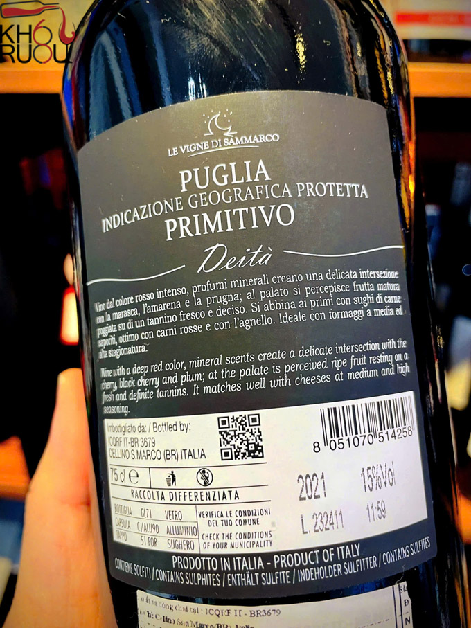 Deita Primitivo Puglia