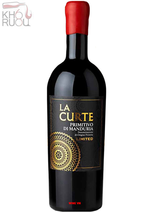 Rượu vang Ý 19 Anniversario Limited Edition La Curte Primitivo Limited Edition
