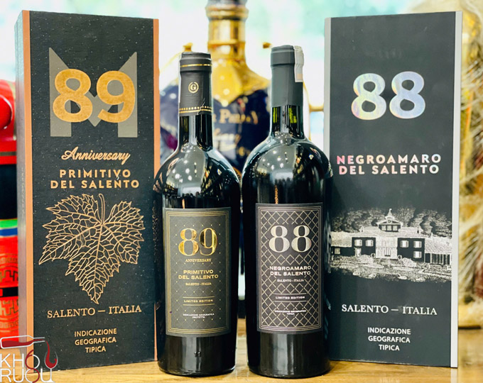 Ruou Vang Y 89 Anniversary Primitivo Salento 2