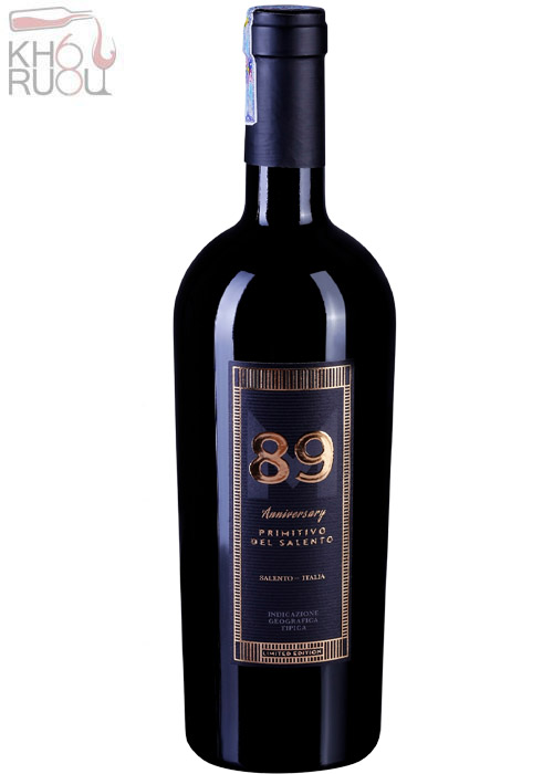 Rượu Vang Ý 89 Anniversary Primitivo Salento