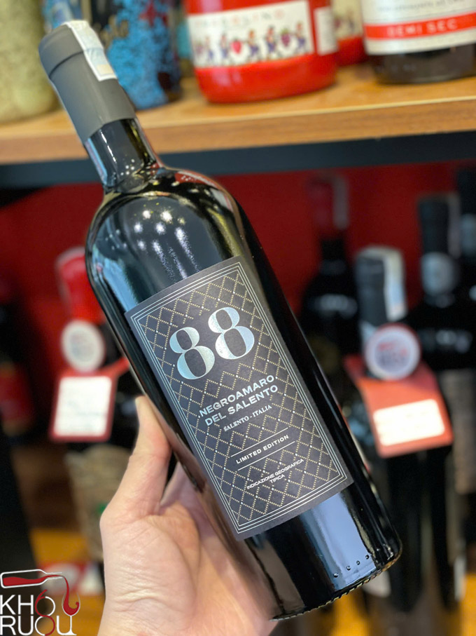 Rượu Vang Ý 88 Negroamaro Del Salento