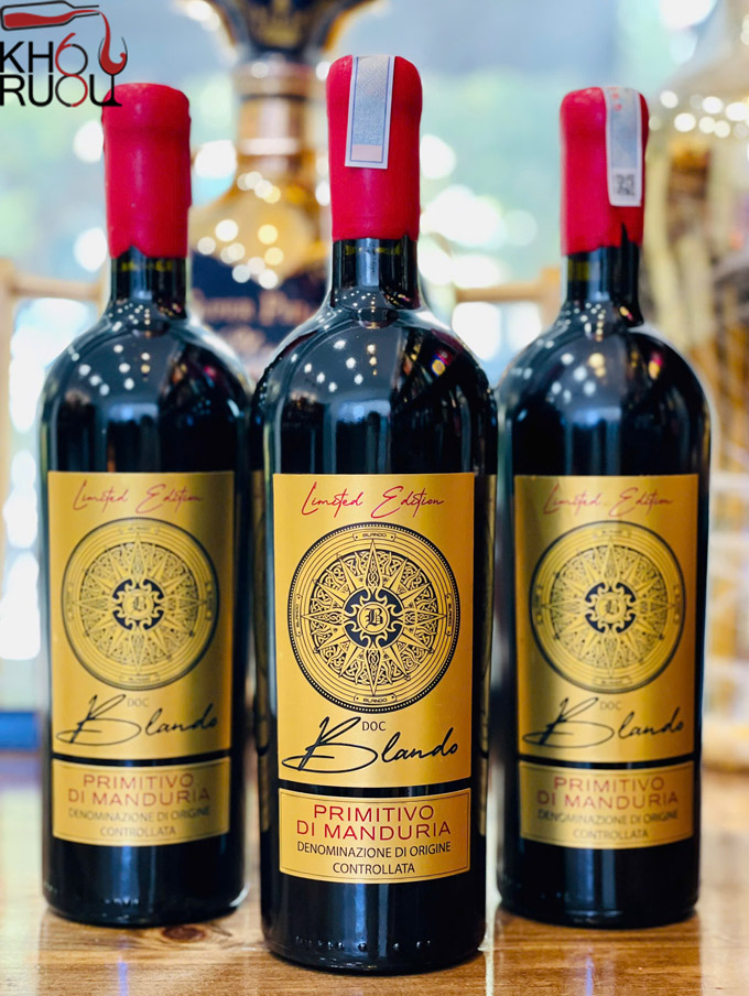Rượu vang Ý Blando Primitivo di Manduria DOC