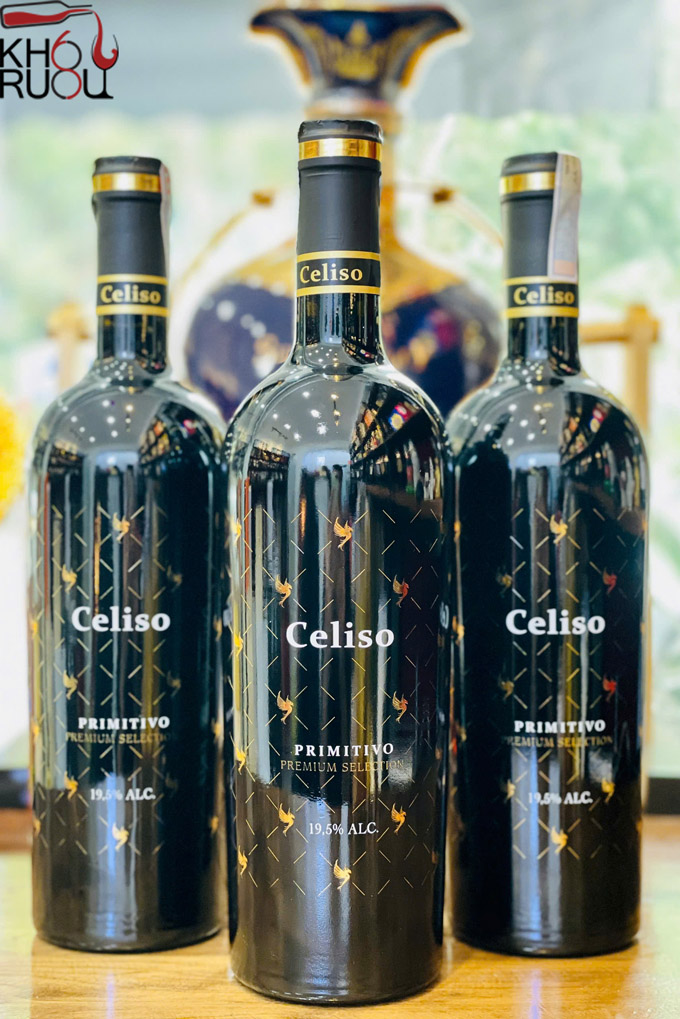 Rượu vang Ý Celiso Primitivo Rượu vang Ý Celiso Primitivo