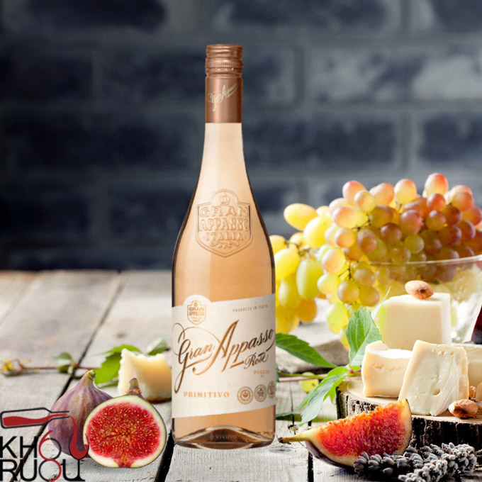 Rượu vang Ý Gran Appasso Rosé Primitivo Gran Appasso Rosé Primitivo