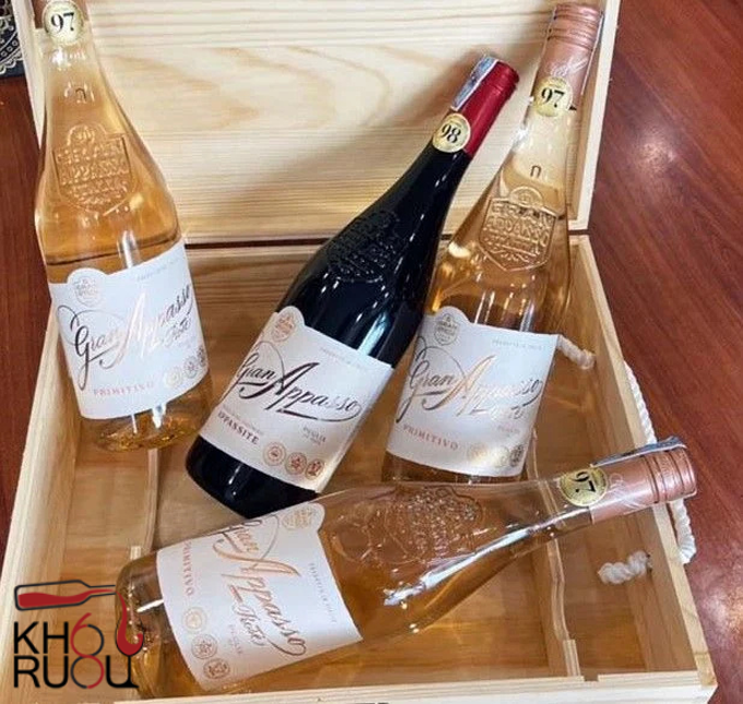 Rượu vang Ý Gran Appasso Rosé Primitivo Gran Appasso Rosé Primitivo