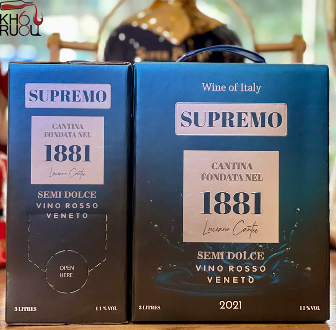 Rượu Vang Bịch 1881 Semi Dolce Rượu Vang Bịch 1881 Semi Dolce