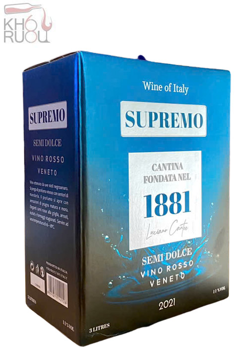 Rượu Vang Bịch 1881 Semi Dolce Rượu Vang Bịch 1881 Semi Dolce