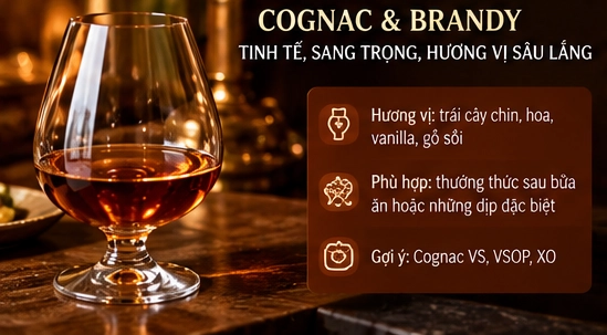 Rượu Cognac và Brandy