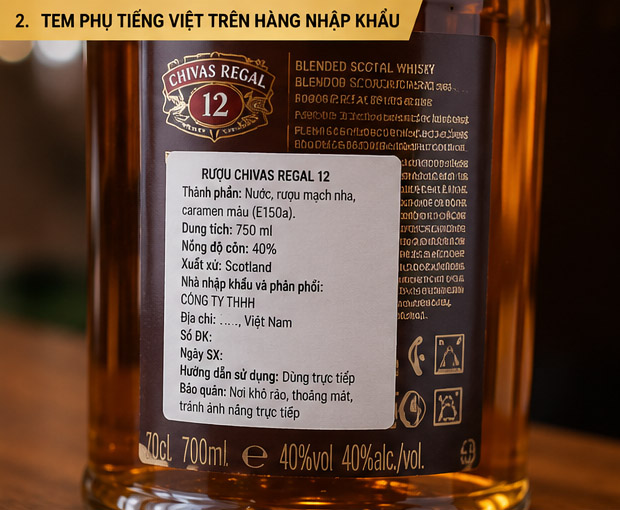 Tem phụ trên hàng nhập khẩu