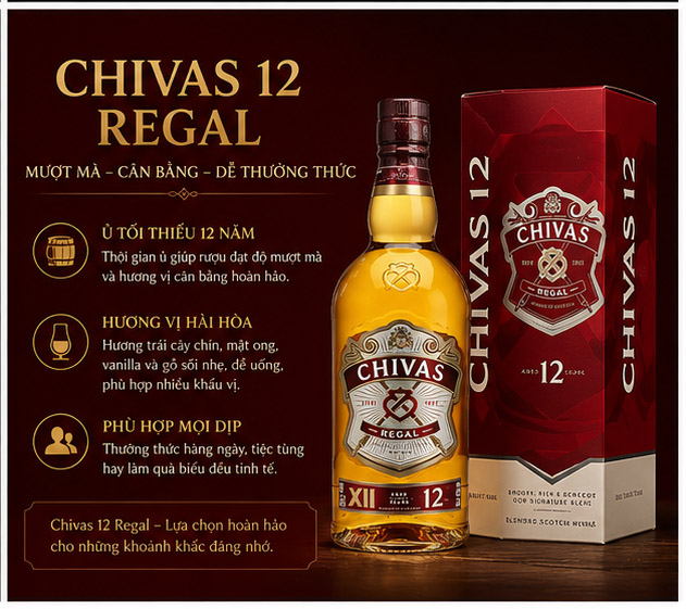 Rượu Chivas 12 chính hãng