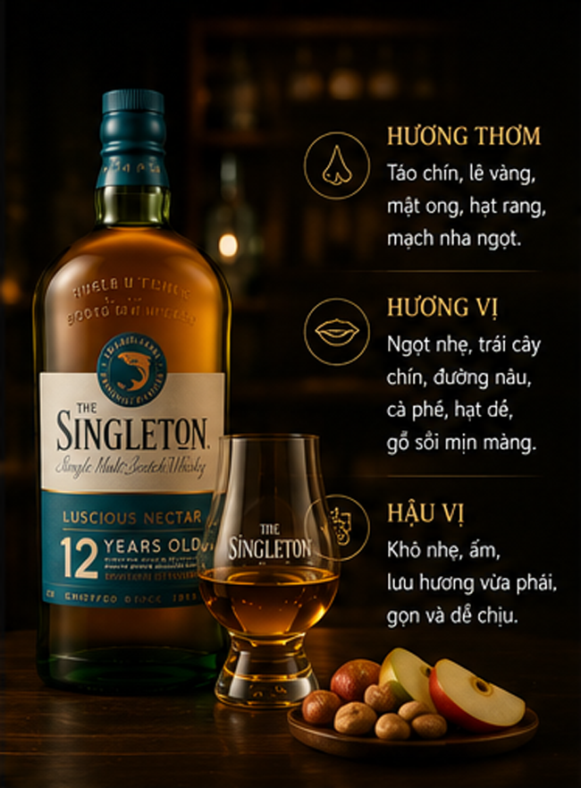 Hương Vị Rượu Singleton 12 Dufftown