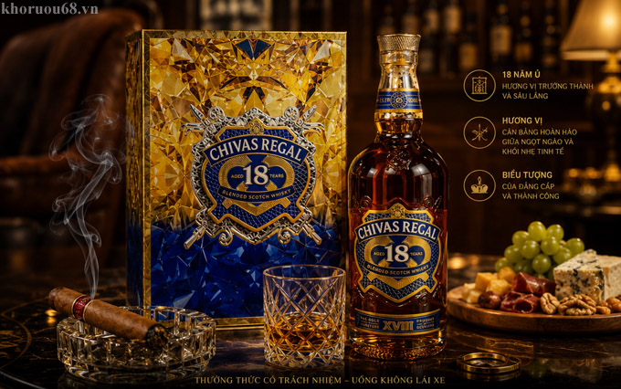 Rượu Chivas 18 Hộp Quà