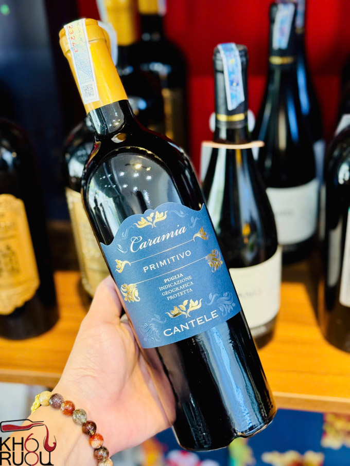 Rượu vang Ý Caramia Primitivo Rượu vang Ý Caramia Primitivo