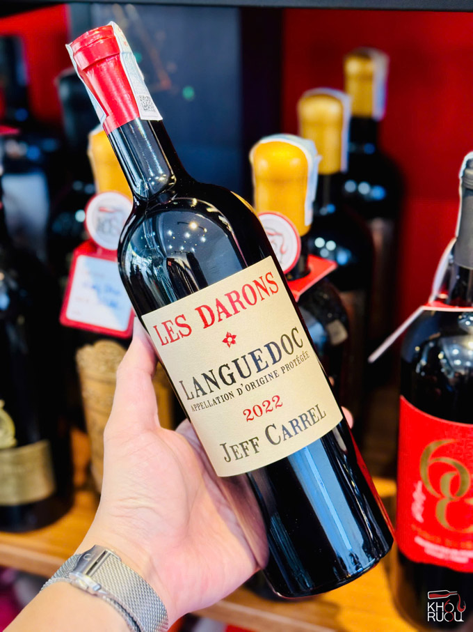 Rượu vang Pháp Les Darons Languedoc 2022