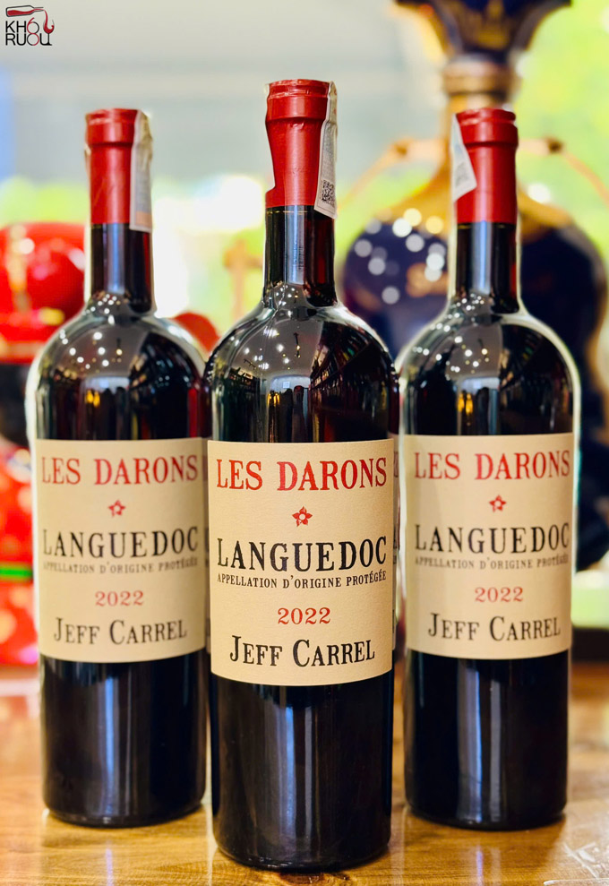 Rượu vang Pháp Les Darons Languedoc 2022