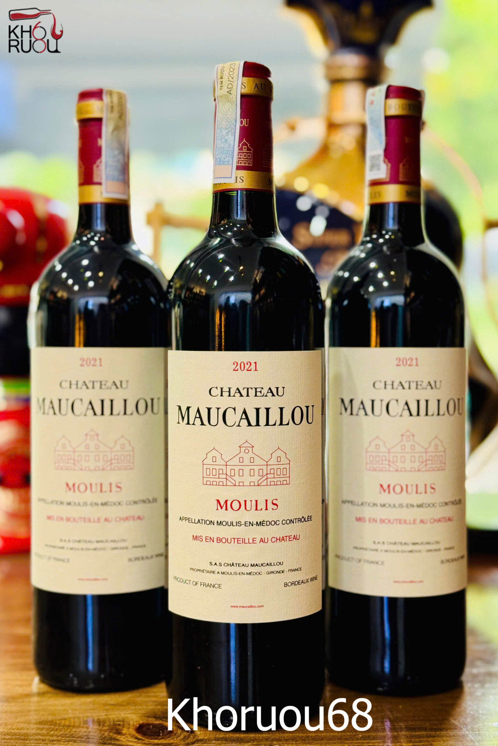Rượu Vang Pháp Château Maucaillou Moulis-en-Médoc 2021 Rượu Vang Pháp Château Maucaillou Moulis-en-Médoc 2021