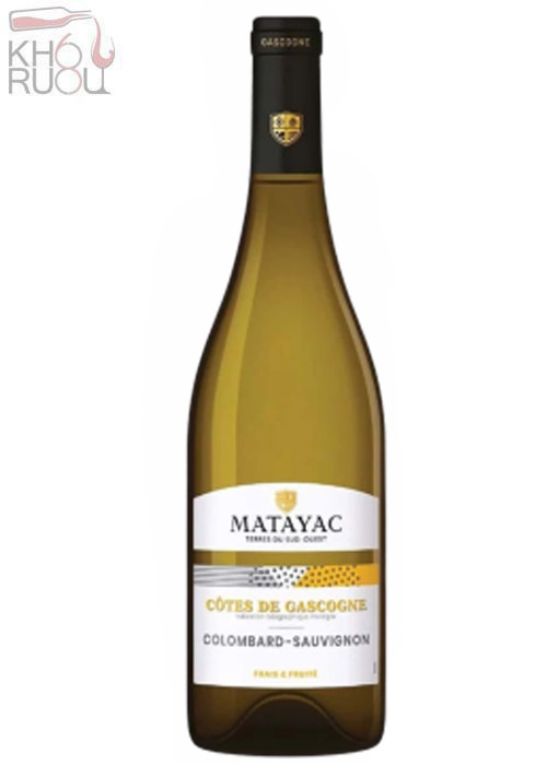 Rượu vang Pháp Matayac Colombard Sauvignon Blanc