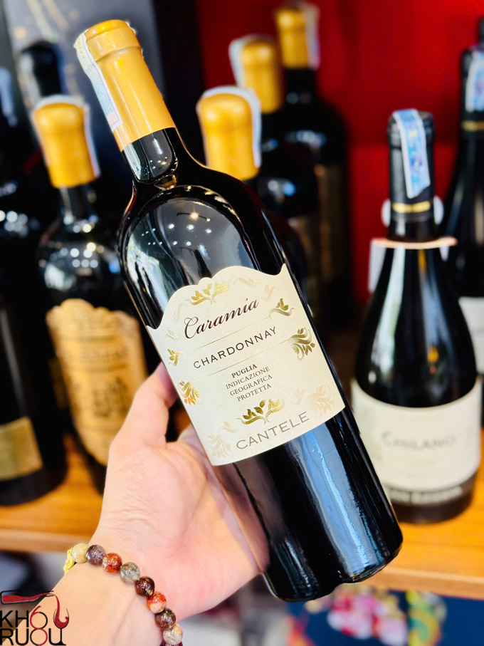 Rượu Vang Ý Caramia Chardonnay