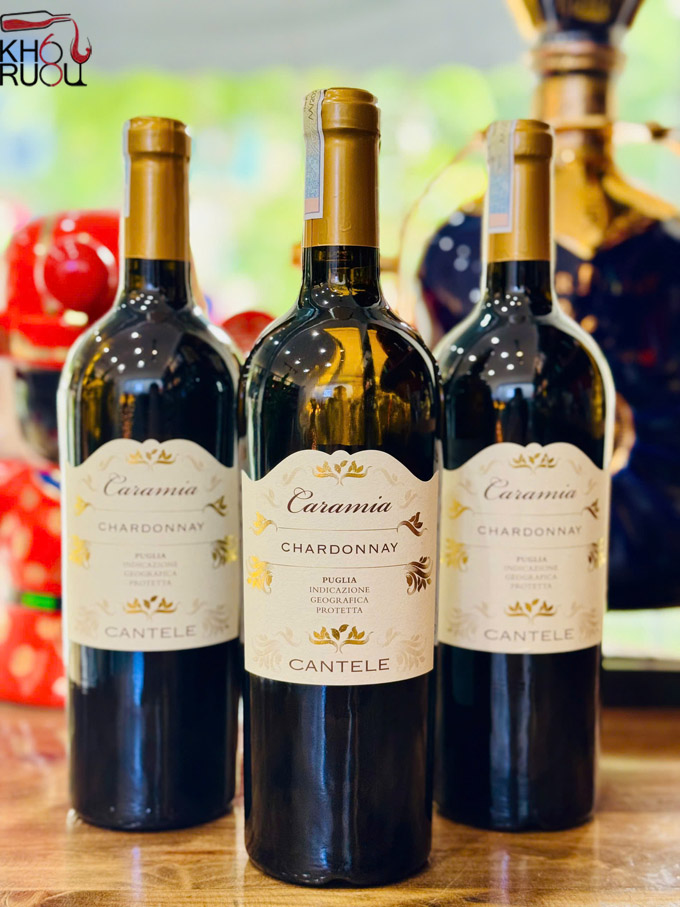 Rượu Vang Ý Caramia Chardonnay