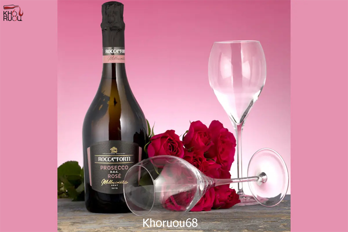 Rượu Vang Nổ Rocca Dei Forti Prosecco Rosé Rượu Vang Nổ Rocca Dei Forti Prosecco Rosé