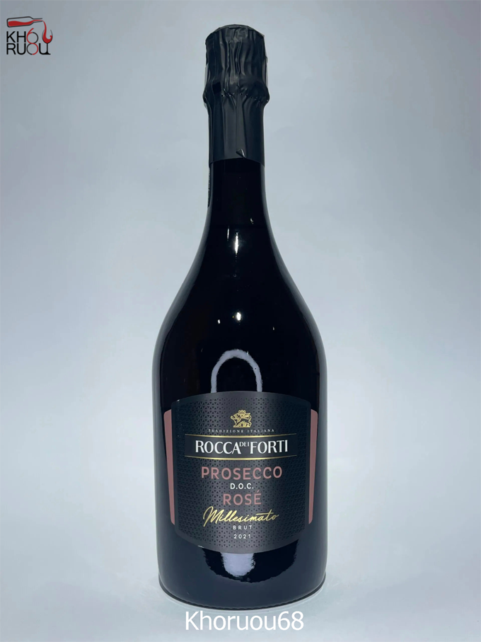 Rượu Vang Nổ Rocca Dei Forti Prosecco Rosé Rượu Vang Nổ Rocca Dei Forti Prosecco Rosé