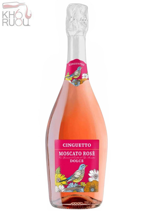 Rượu Vang Nổ Cinguetto - 3 màu sắc Rượu Vang Nổ Cinguetto